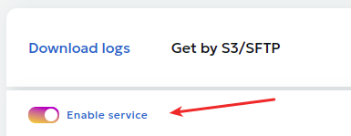 Disabling S3/SFTP